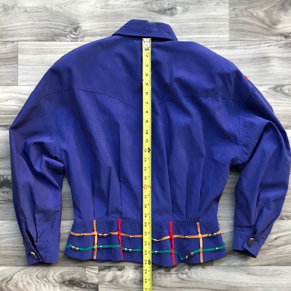 Vintage IIF 1980’s Embellished Oversized Jacket - Picture 8 of 9